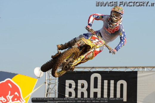 2009-10-03 Franciacorta - Motocross delle Nazioni 0301 Free practice MX1 - Ryan Dungey - Suzuki 450 USA